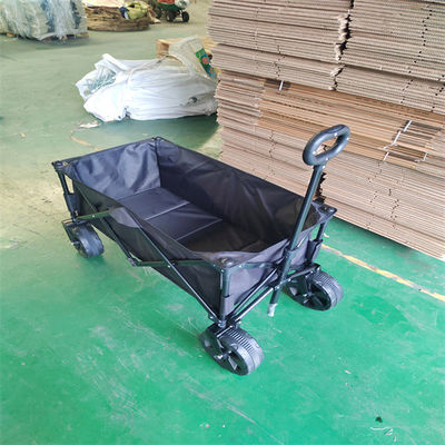 Roda Putar 360 ° Garden Wagon Trolley Cart Lipat Warna Disesuaikan