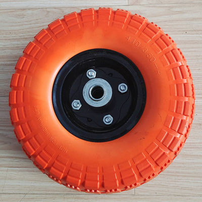 10 Inch Utility Trolley Rubber Wheel 3.50-4 Ban Dengan Beban Roda Pneumatik 120LB