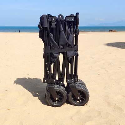 Gerobak Lipat Roda Lebar Terima Gerobak Pantai Lipat Empat Arah yang Disesuaikan
