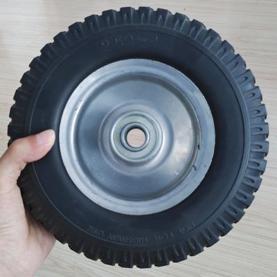 8 Inch 2.50-4 Warna Pelek Kustom Roda Ban Karet Pneumatik Untuk Gerobak Roda Trolley