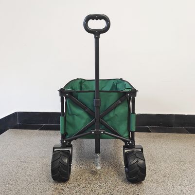 Double Deck Oxford Cloth Dilipat Beach Wagon Metal Frame Camping Wagon
