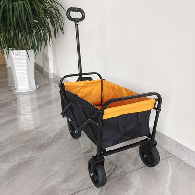 Keranjang Belanja Mini Dilipat Dengan Roda 6 Inci Untuk Keranjang Berkemah Lipat Di Luar Ruangan