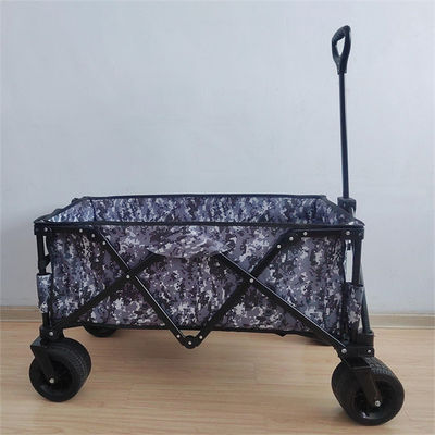 Outdoor Garden Camping Folding Beach Wagon Cart Tabung Baja Untuk Transportasi