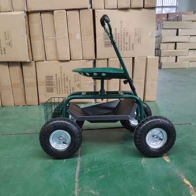 Trolley Kursi Tarik Tangan Untuk Anak Usia 5 Sampai 14 Tahun Gerobak Jok Roda Karet