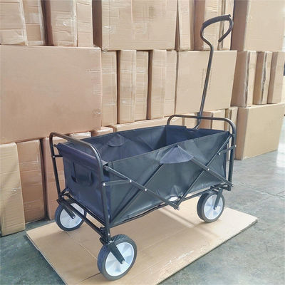 Stainless Steel Shopping Beach Garden Dilipat Tarik Troli Lipat Luar Ruangan