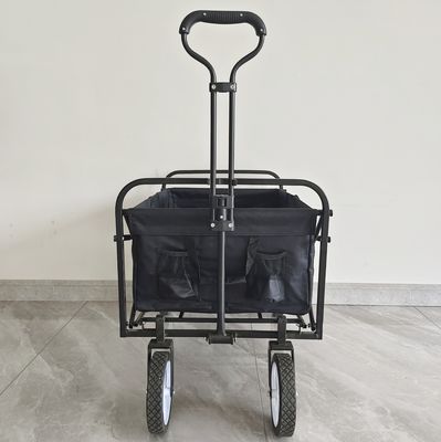 Gagang Dapat Disesuaikan Tugas Berat Keranjang Berkemah Utilitas Gerobak Lipat Penyimpanan yang Dapat Dilipat