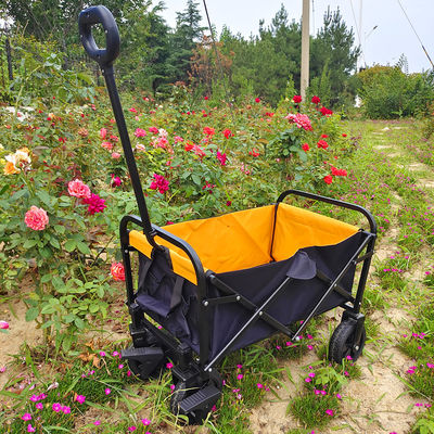 Trolley Bagasi Tangan Lipat Roda PVC Outdoor Lipat Mini Camping Cart