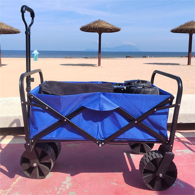 PP Wheel Retractable Collapsible Folding Wagon Garden Transport Transport Cart