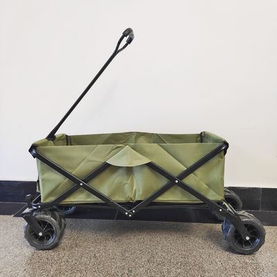 Roda Lebar Kereta Pantai Dilipat Gerobak Lipat Kemah Serbaguna Stroller Wagon