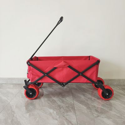 70KG Kapasitas Outdoor Camping Cart Roda Besar Collapsible Pantai Slider Cart