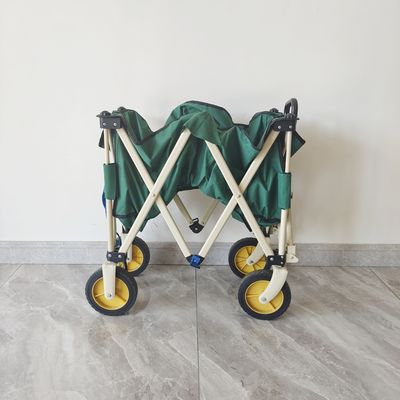 Outdoor Camping Wagon Karet Perikanan Lipat Portable Folding Beach Trolley