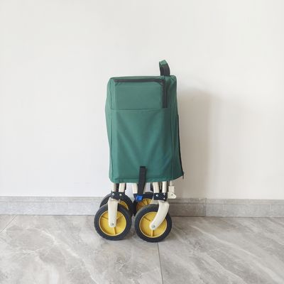 Outdoor Camping Wagon Karet Perikanan Lipat Portable Folding Beach Trolley