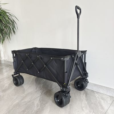 Wonderfold Pantai Lipat Mobil Camping Luar Ruangan Adjustable Handle Wide Wheels
