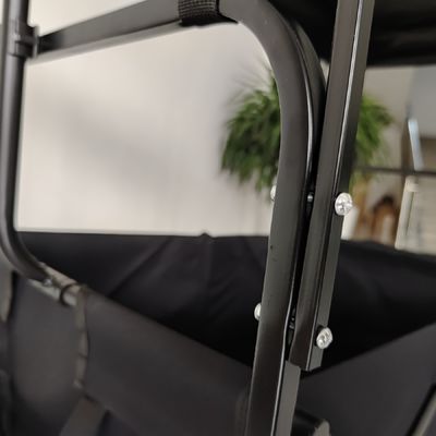 Wagon Lipat Lipat Dengan Canopy yang Dapat Dihapus Wagon Lipat Utilitas Dengan Roda Berputar 360 derajat