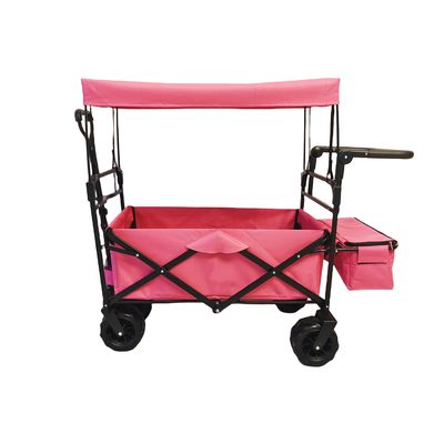 Kereta Camping Outdoor Lipat Dengan Atap Kereta Stroller Lipat Untuk Anak-anak