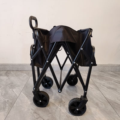 Trolley Mini Folding Wagon Kapasitas Beban 80-100LB Bahan Kain Oxford PVC