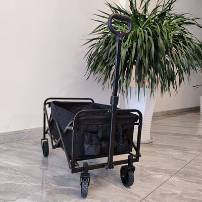 Trolley Mini Folding Wagon Kapasitas Beban 80-100LB Bahan Kain Oxford PVC