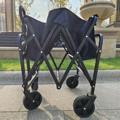 Anak-anak outdoor lipat gerobak gerobak lipat kapasitas beban 80-100LB