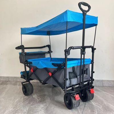 Tent Outdoor Camping Mobil Lipat Outdoor Camping Integrated Awning Cart