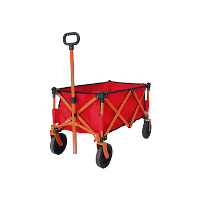 Gaya Sederhana Lipat Empat Cara Pengolahan Kereta Camping Custom Portable Portable Trolley Kecil